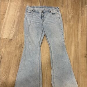Old Navy Light Blue Flare Jeans